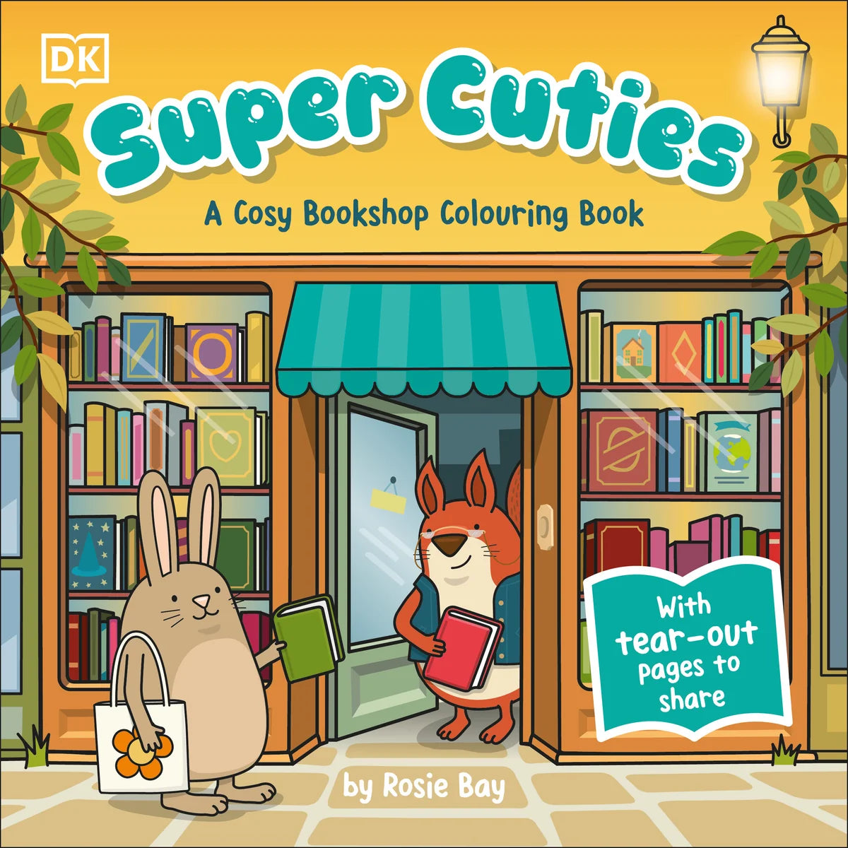 Super Cuties A Cosy Bookshop Colouring Book (Paperback)