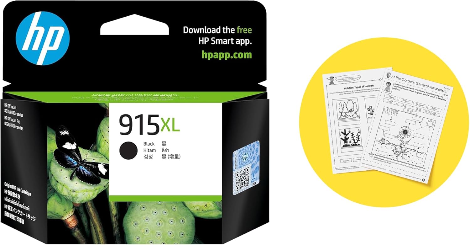 HP 915XL Black Original High Yield Ink Cartridge 