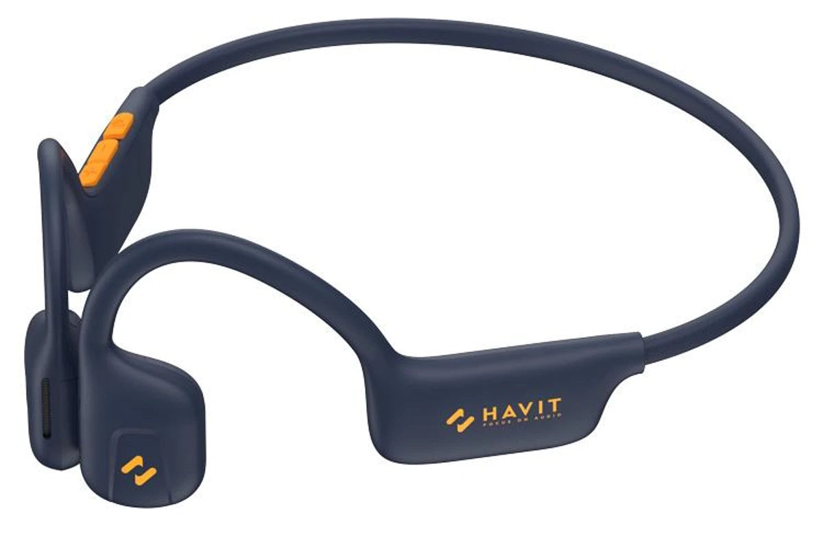 Havit E510BT Freego1 Air Open Ear Air Conduction Headphones - Blue