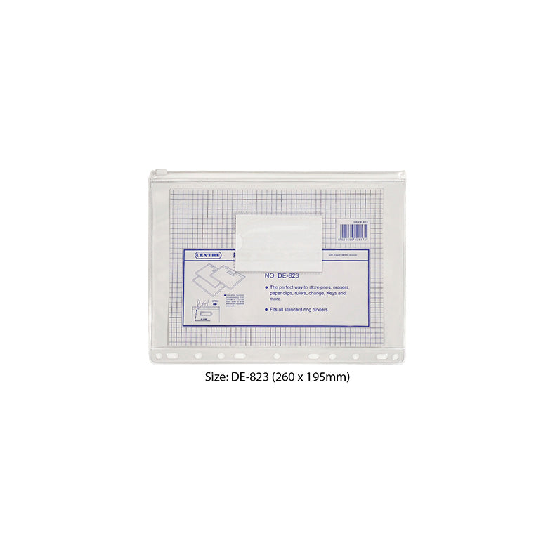 Centre Pvc Ring Binder Pocket B5