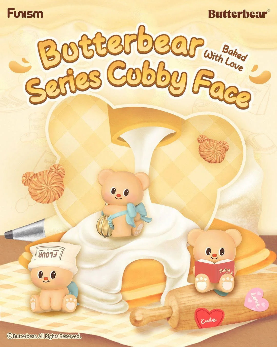 Funism Butterbear Baked W Love Blindbox