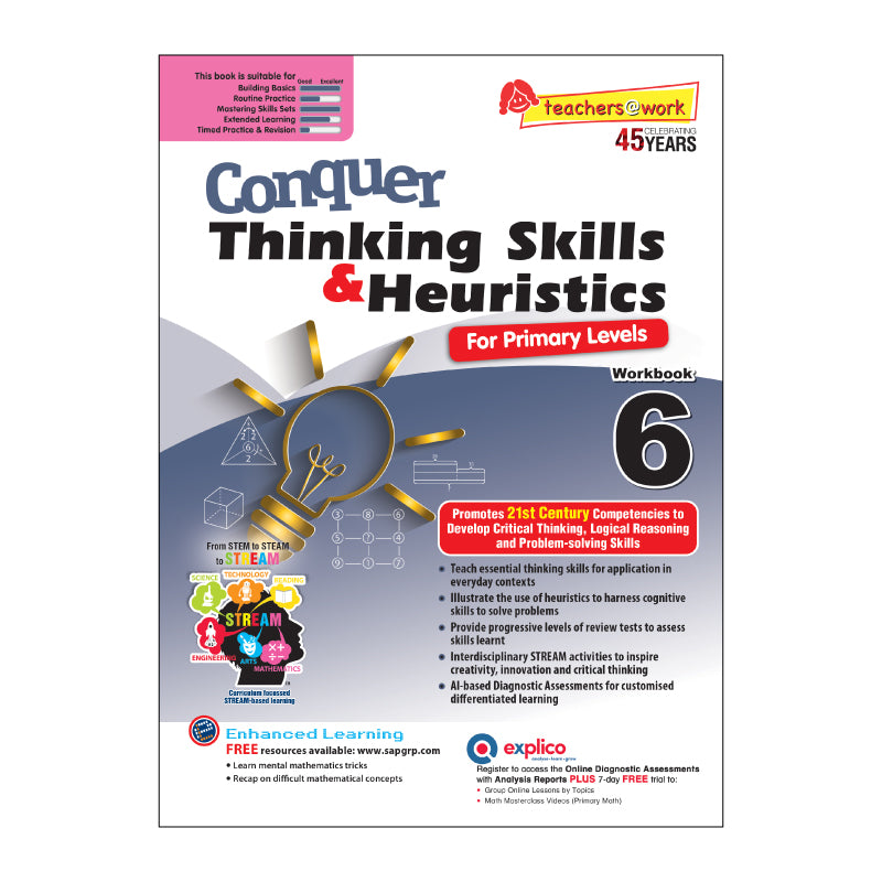 Conquer Thinking Skills & Heuristics Workbook 6