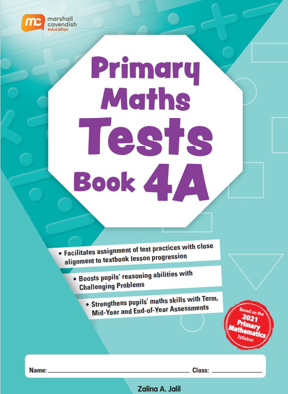 Primary 4a Maths Tests Book