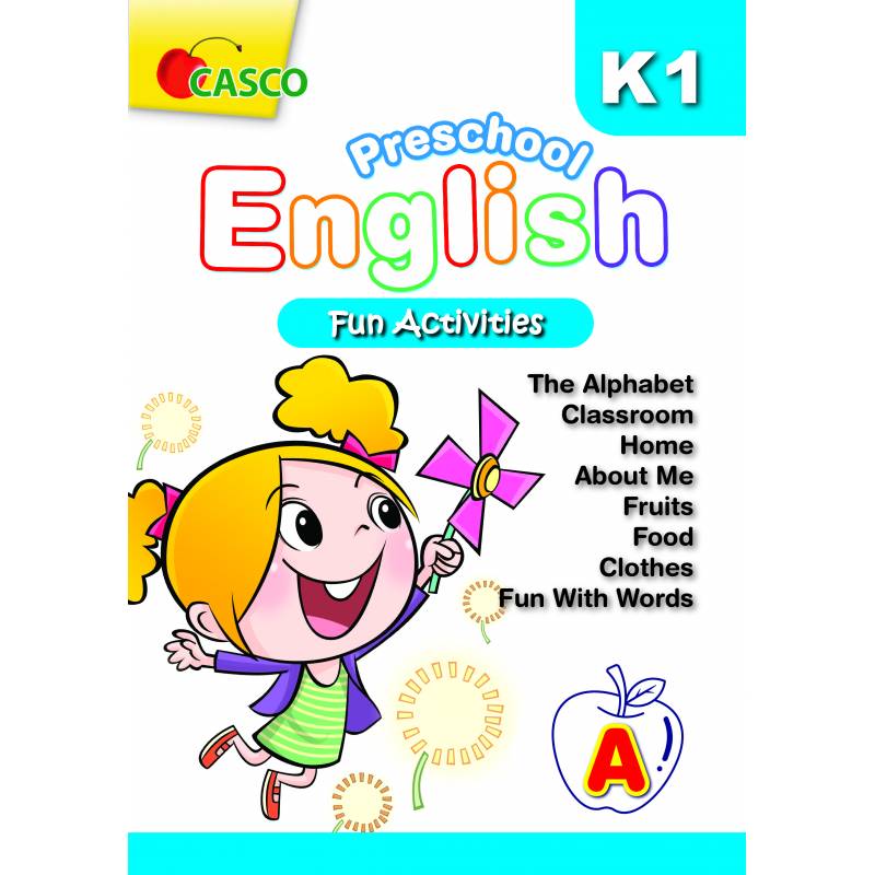 Preschool English Fun Activities K1 Book A