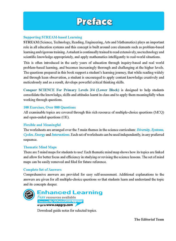 Conquer Science For Primary Levels 3/4