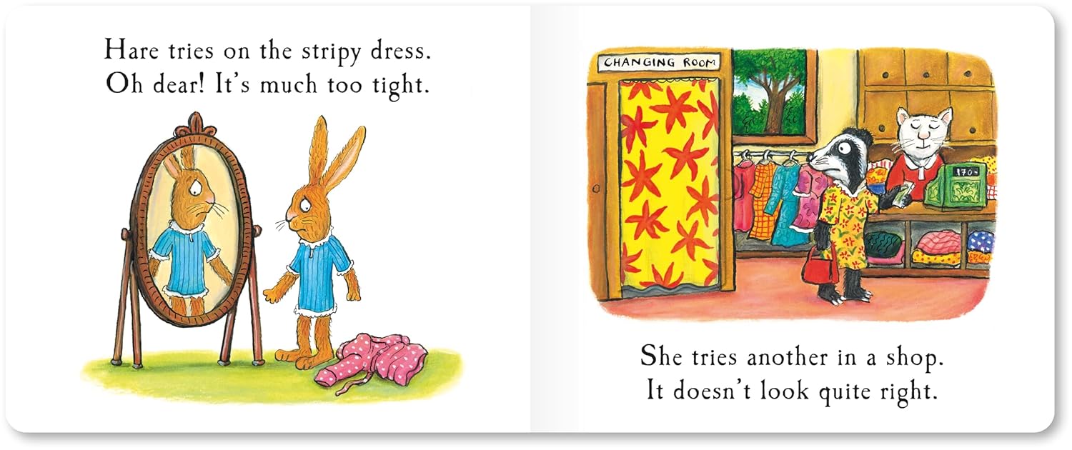 Hare's New Dress (Tales From Acorn Wood) Board Book – Hardcover
