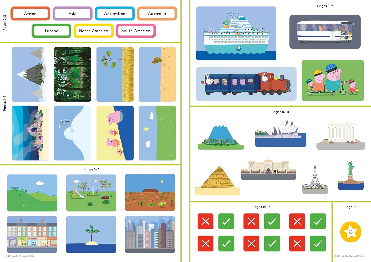 Ladybird Learn with Peppa Around the World Sticker Activity Book