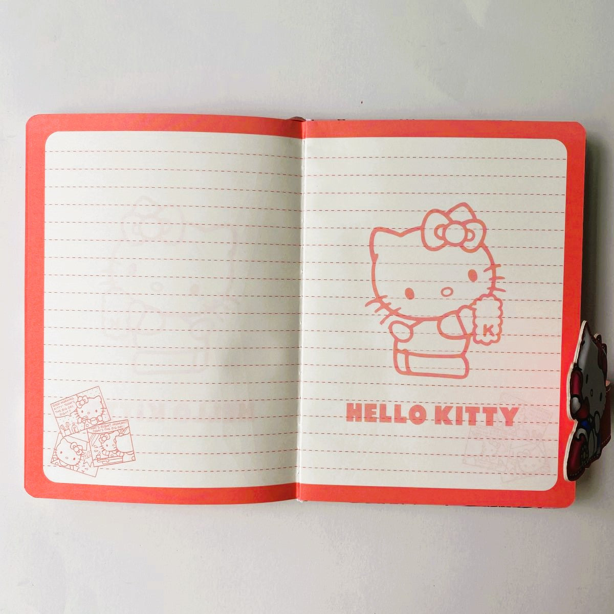 SANRIO B6 PU NOTEBOOK WITH MAGNET FLAP (HELLO KITTY) MXCK03-KT
