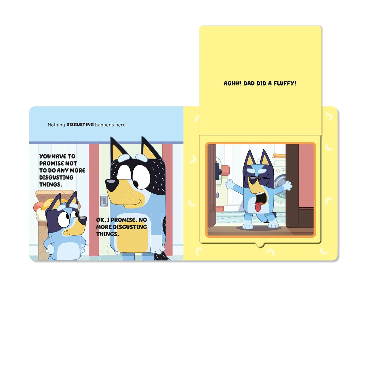 Bluey: Bluey and Bingo's Book of Scary Things: A Halloween Lift-the-Flap Book (Board Book)