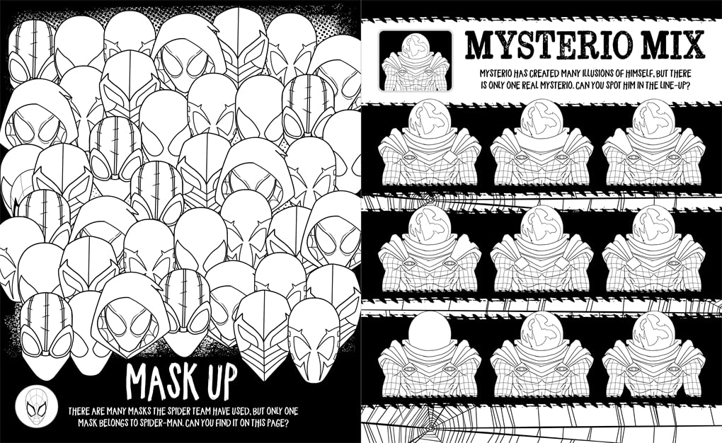 Marvel Spider-Man: Search & Find Colouring (Paperback)
