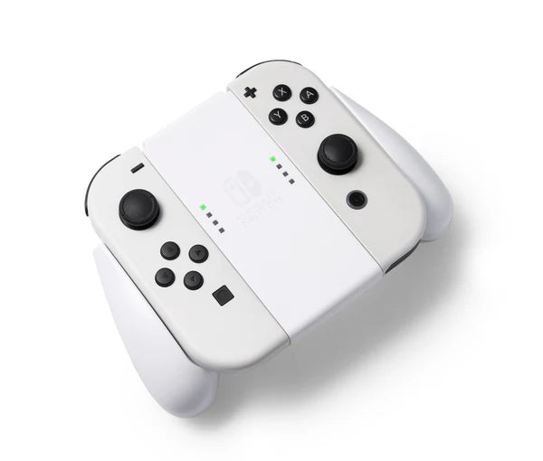 PowerA Joy-Con Comfort Grip for Nintendo Switch - White (Officially Licensed)