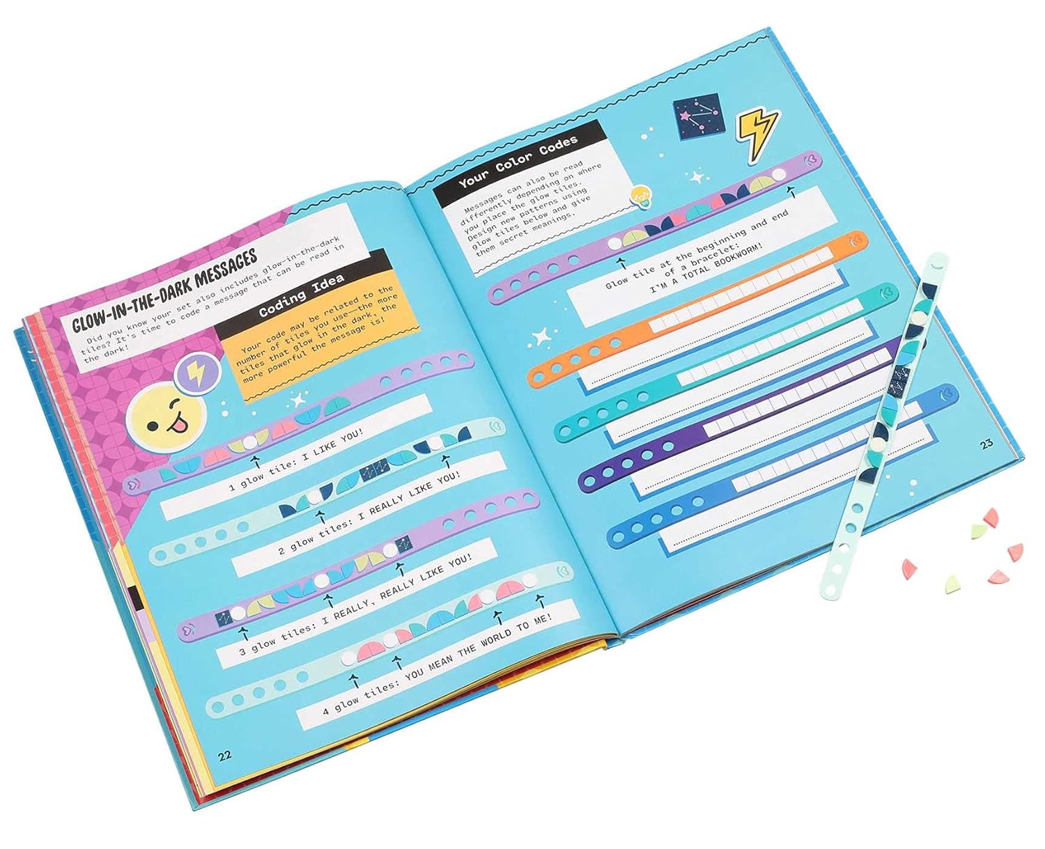 LEGO DOTS: Secret Coding Fun! (Book Plus) (Hardcover – Sticker Book)