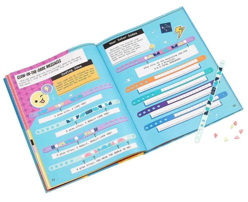 LEGO DOTS: Secret Coding Fun! (Book Plus) (Hardcover – Sticker Book)