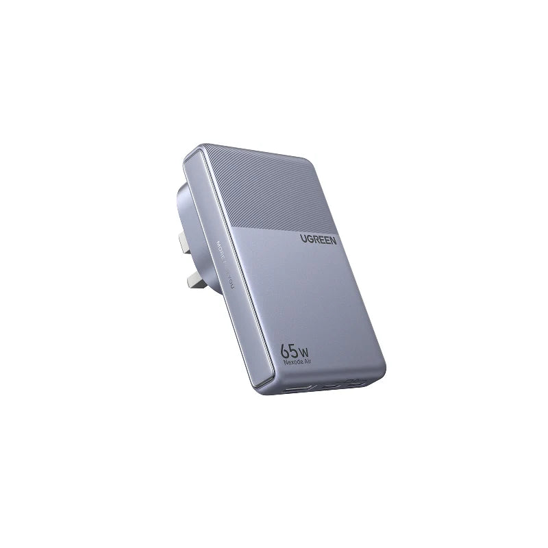 Ugreen 65W PD GaN 2C1A Foldable Fast Charger - Grey