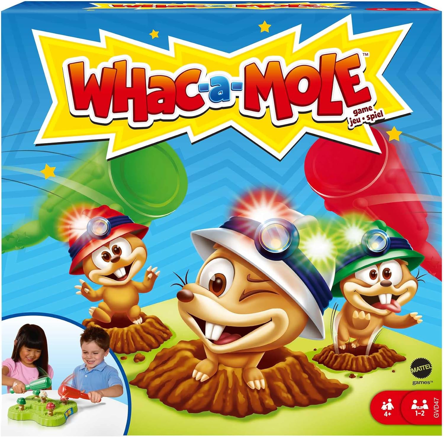 MATTEL WHAC A MOLE KIDS ARCADE GAME