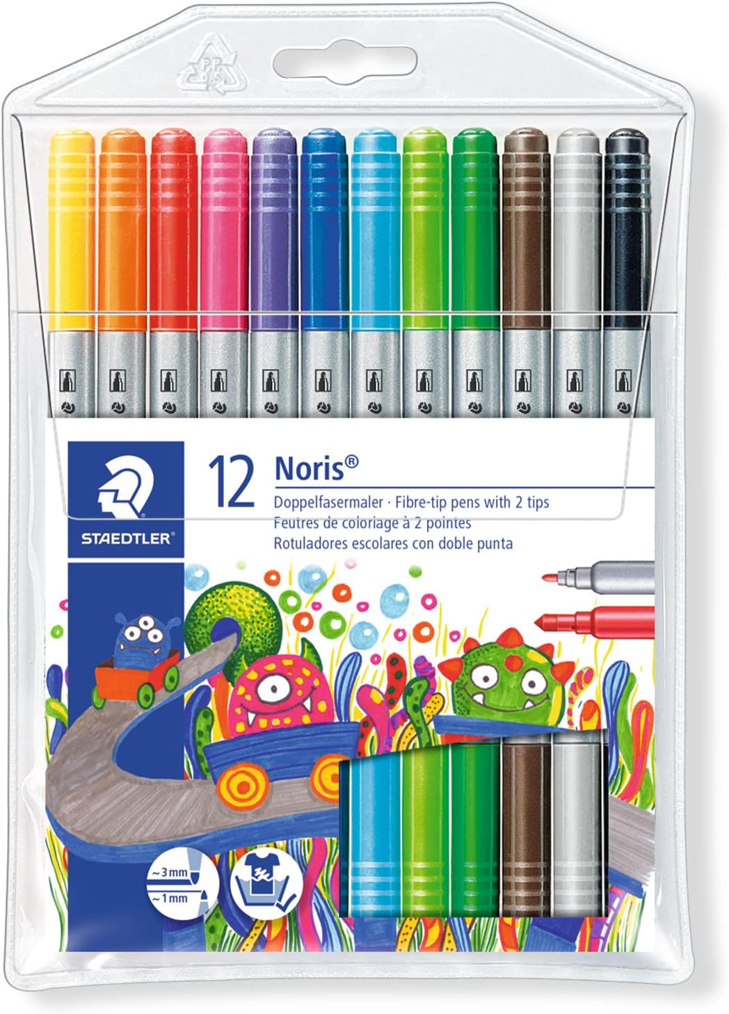 Staedtler 320 NWP12 Noris Fibre Duo Tip