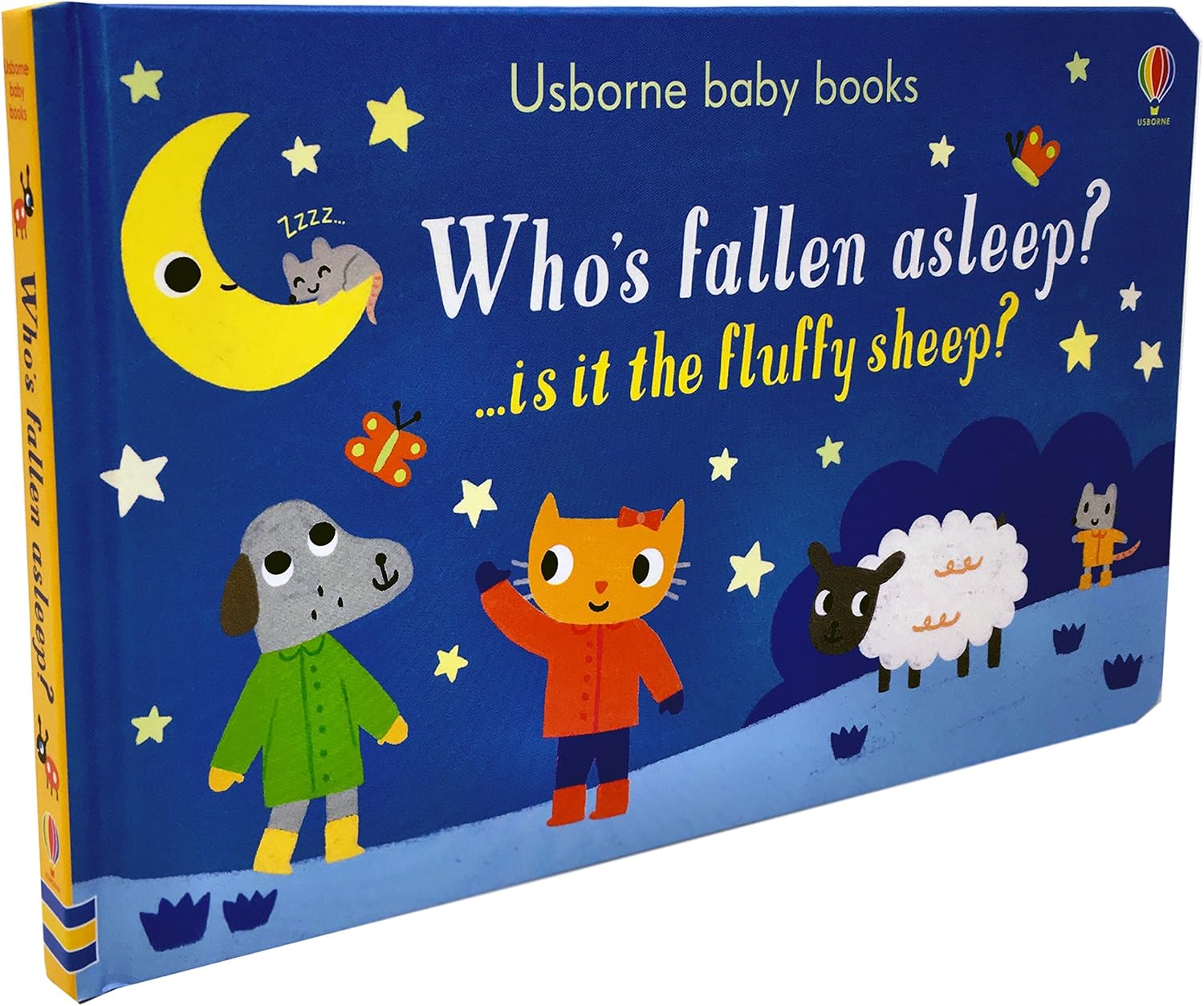 Usborne Baby Books (3 Books Set): Who's Wearing a Hat, Who's up in the Air, Who's Fallen Asleep