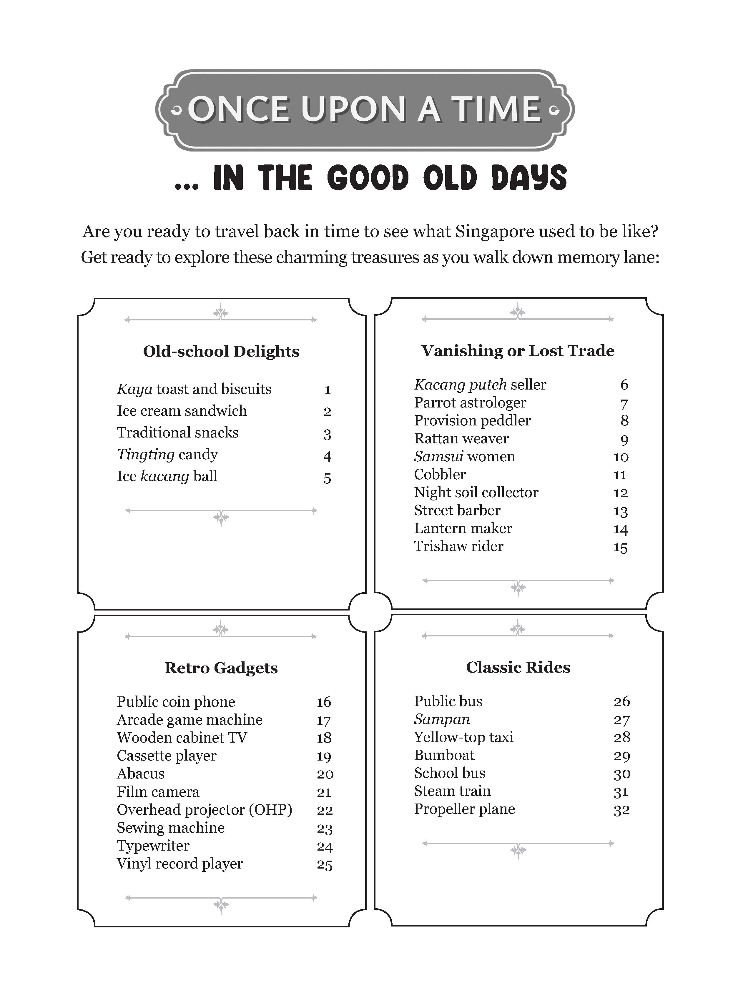 Discovering Singapore: Once Upon A Time