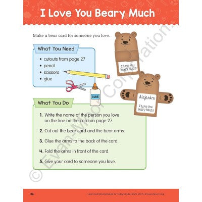 Heart and Mind Activities for Today's Kids, Ages 4-5