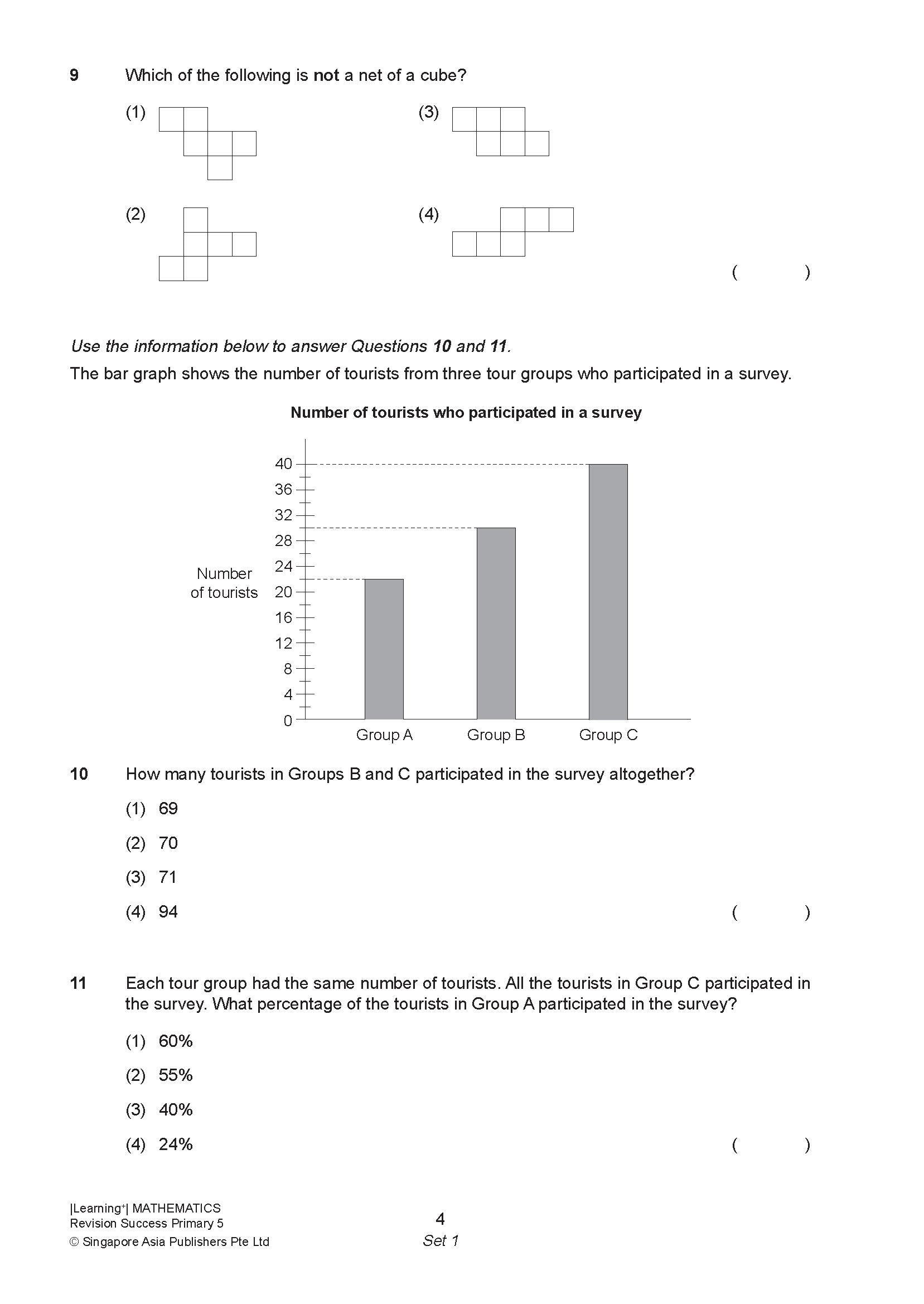 Learning+ Mathematics Revision Success Primary 5