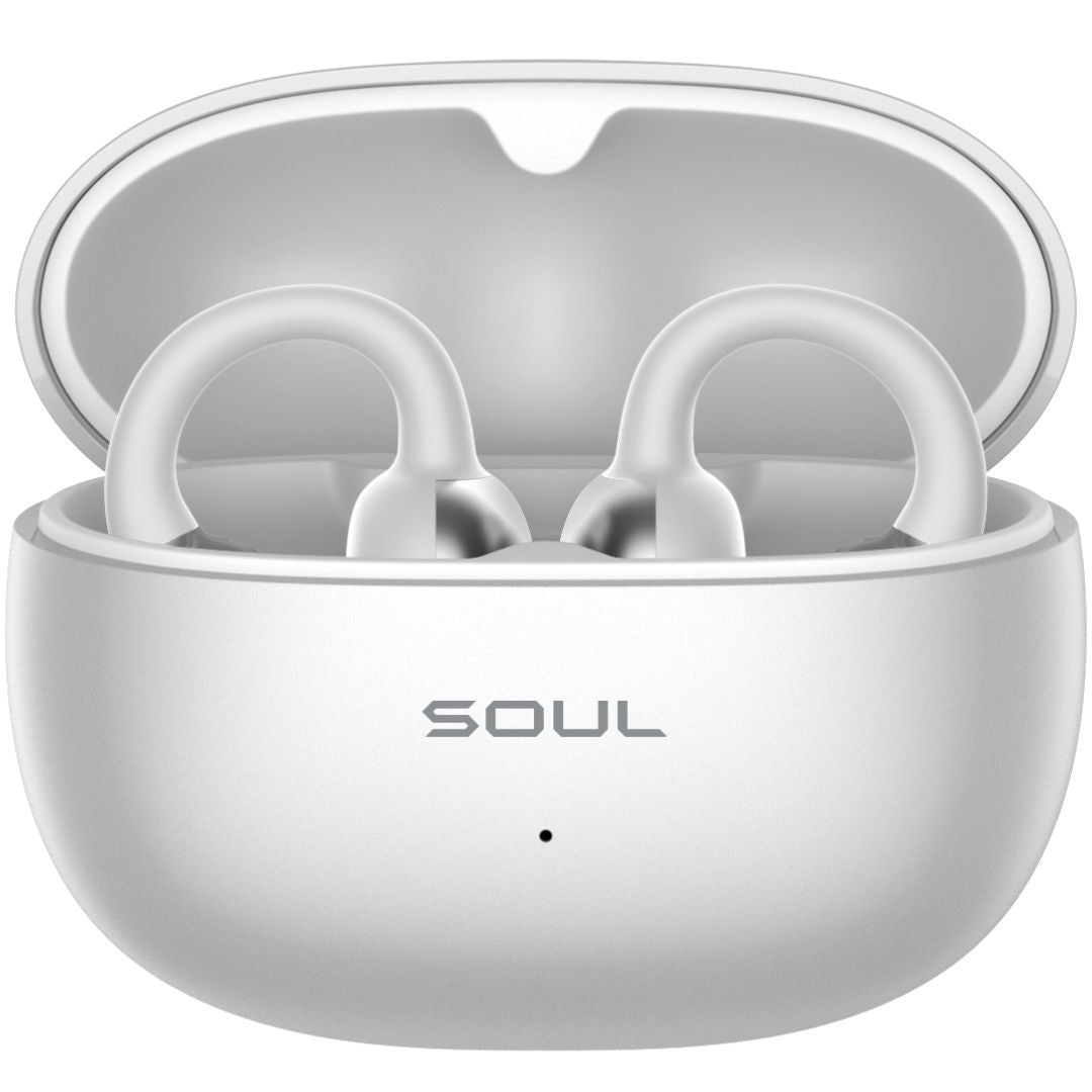 Soul S-live Clip Premium Wireless Air Conduction Ear Sound Clips - White