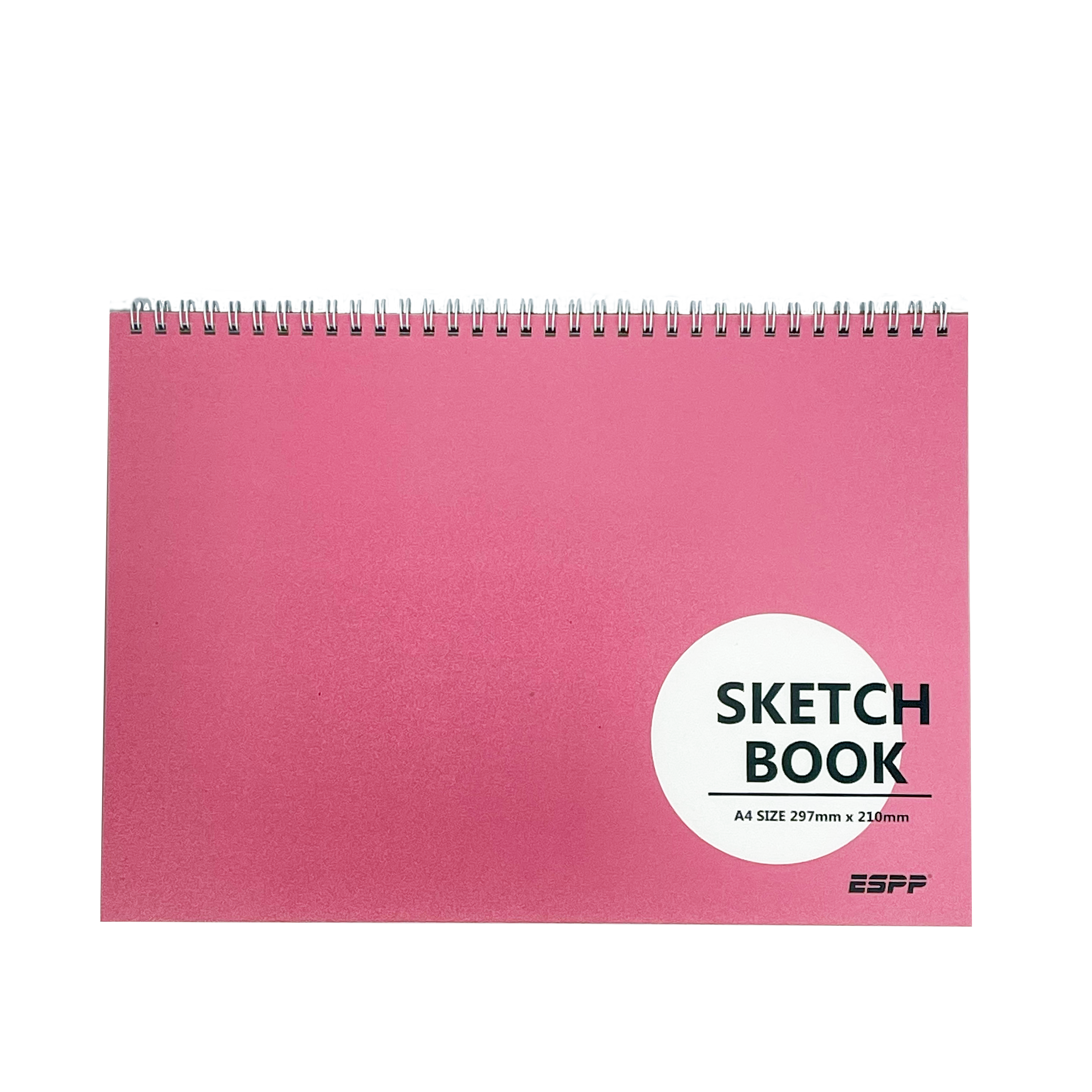 ESPP A4 SKETCH BOOK 20's 135gsm PP CVR PINK