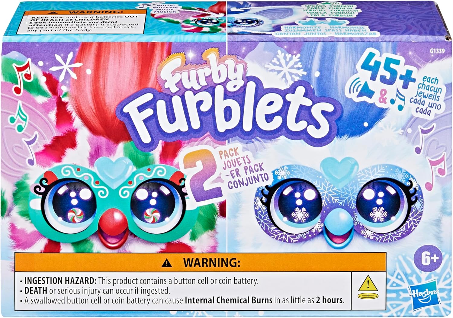 HASBRO FURBY FURBLET 2PACK HOLIDAY