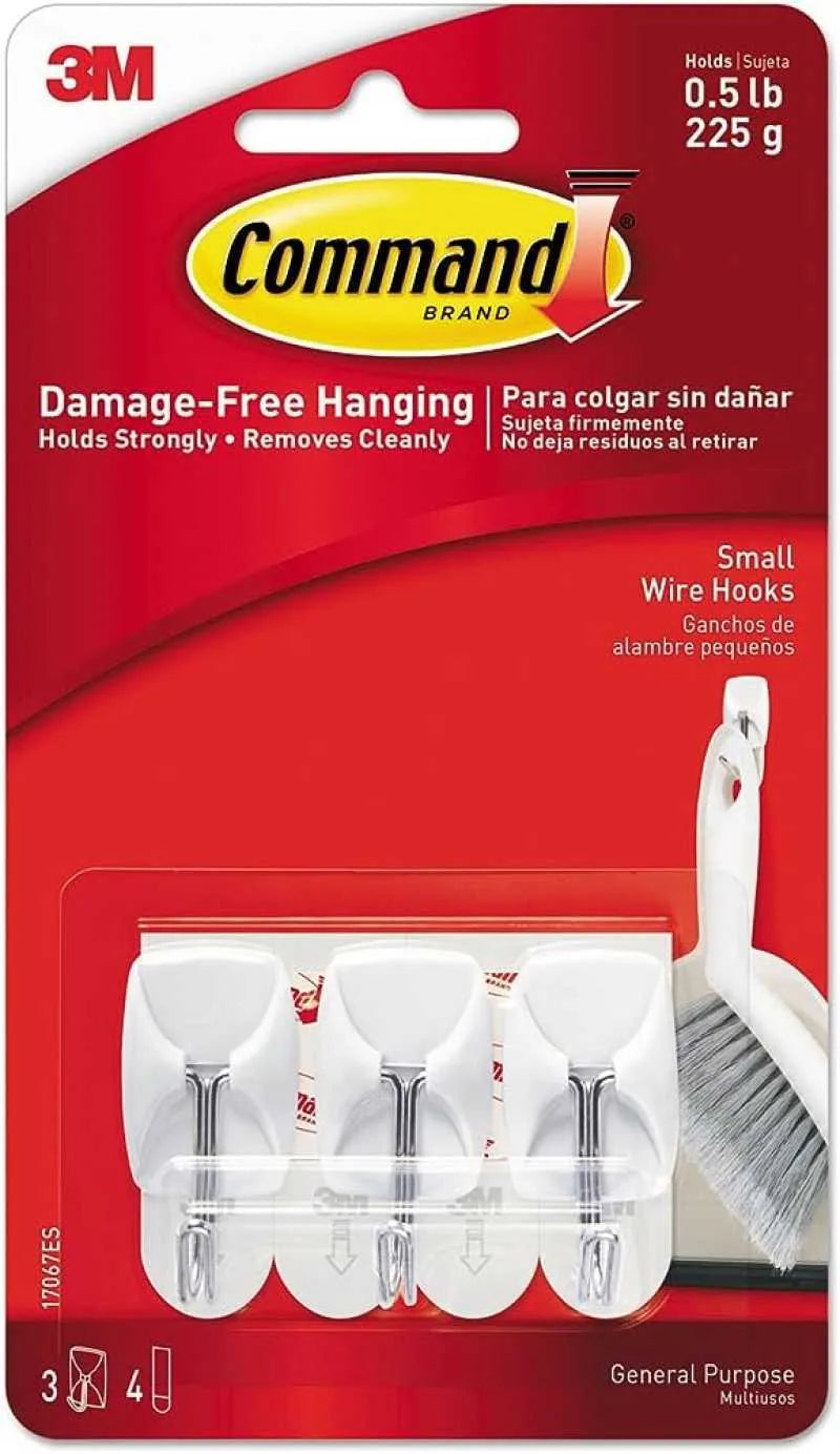 Command™ 17067anz Small Wire Hooks