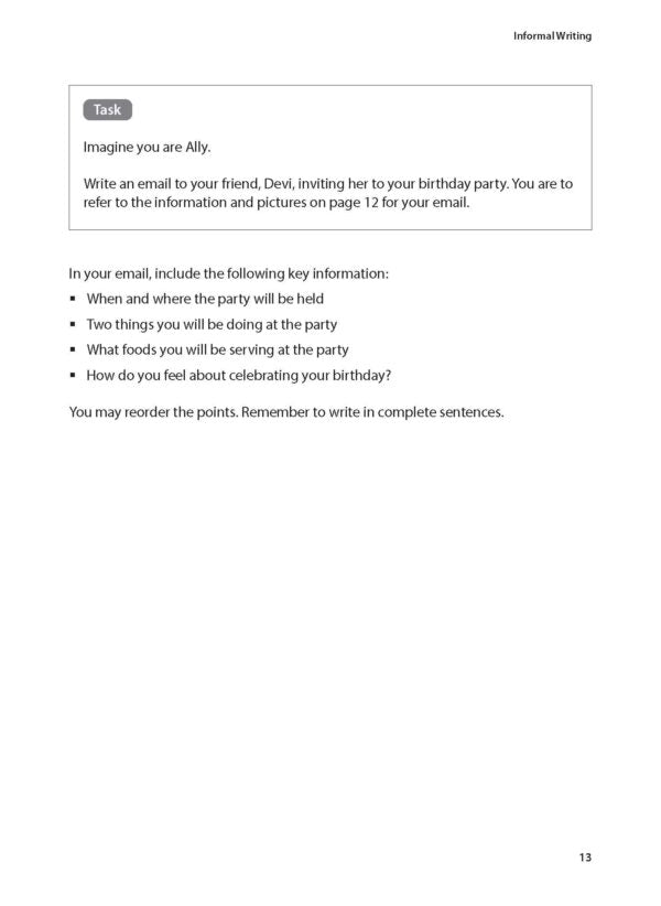 Primary 5 English Scoring the AL1 in Situational Writing (Second Edition)