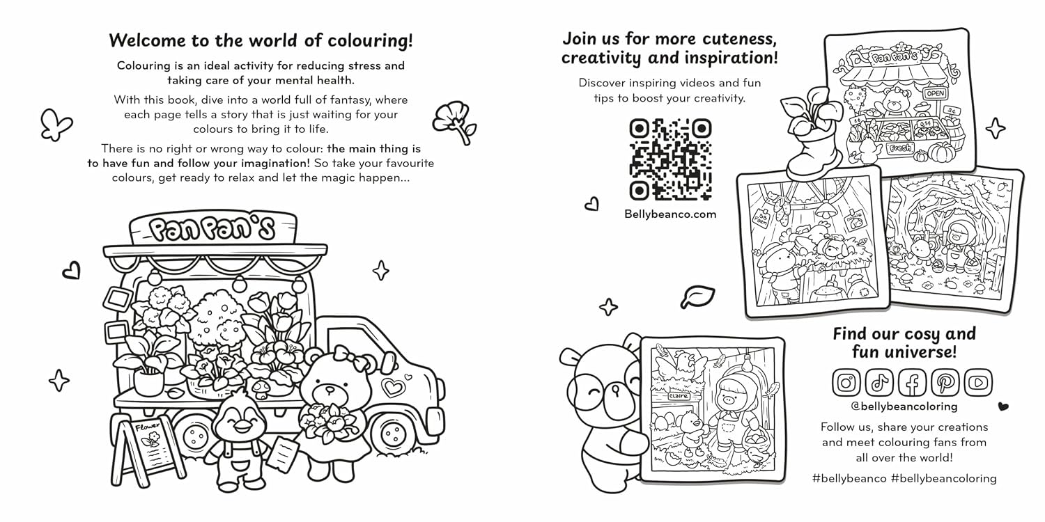 Cosy Farm: Colouring
