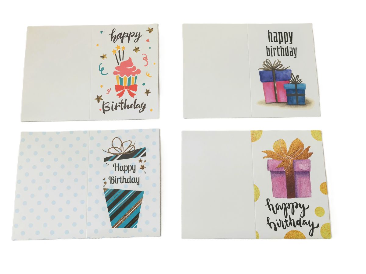 Birthday Greet Cards 18P/Set A/B Series 