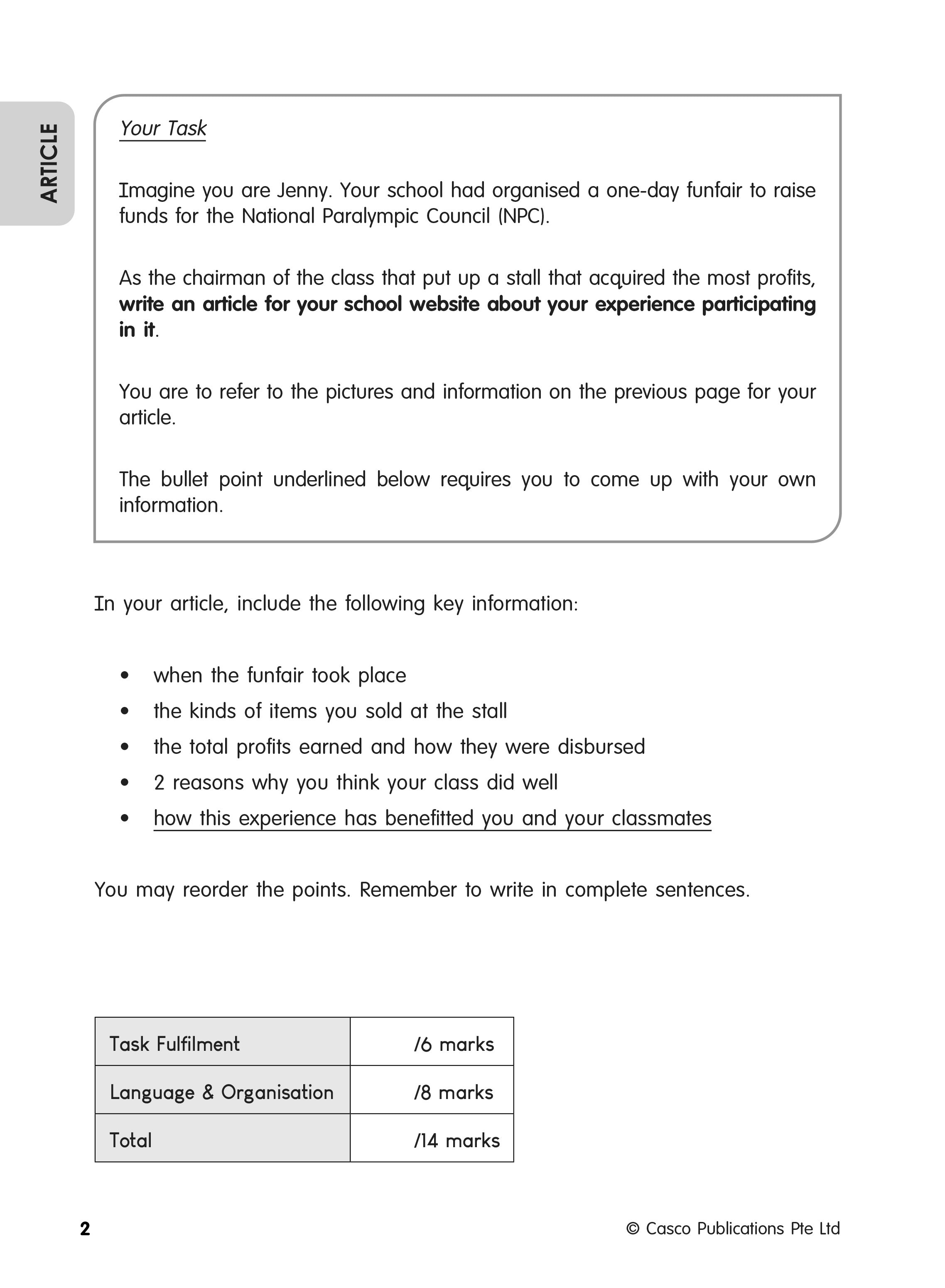 Score High in Situational Writing Primary 5/6