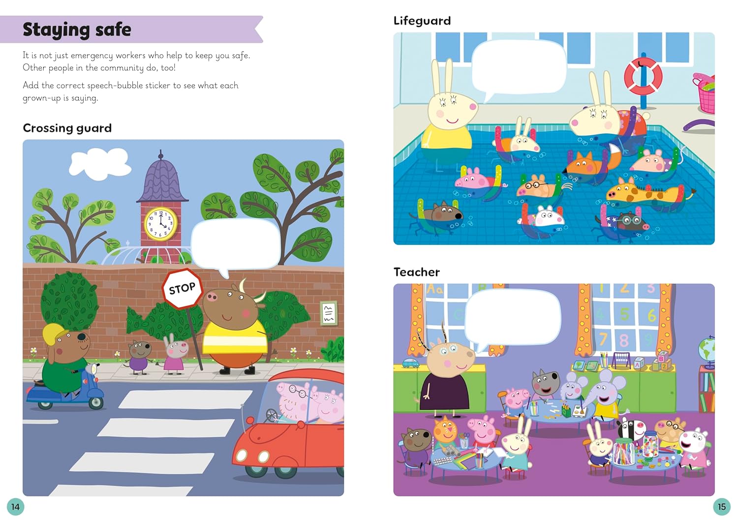 Learn with Peppa: People Who Help Us Sticker Activity Book