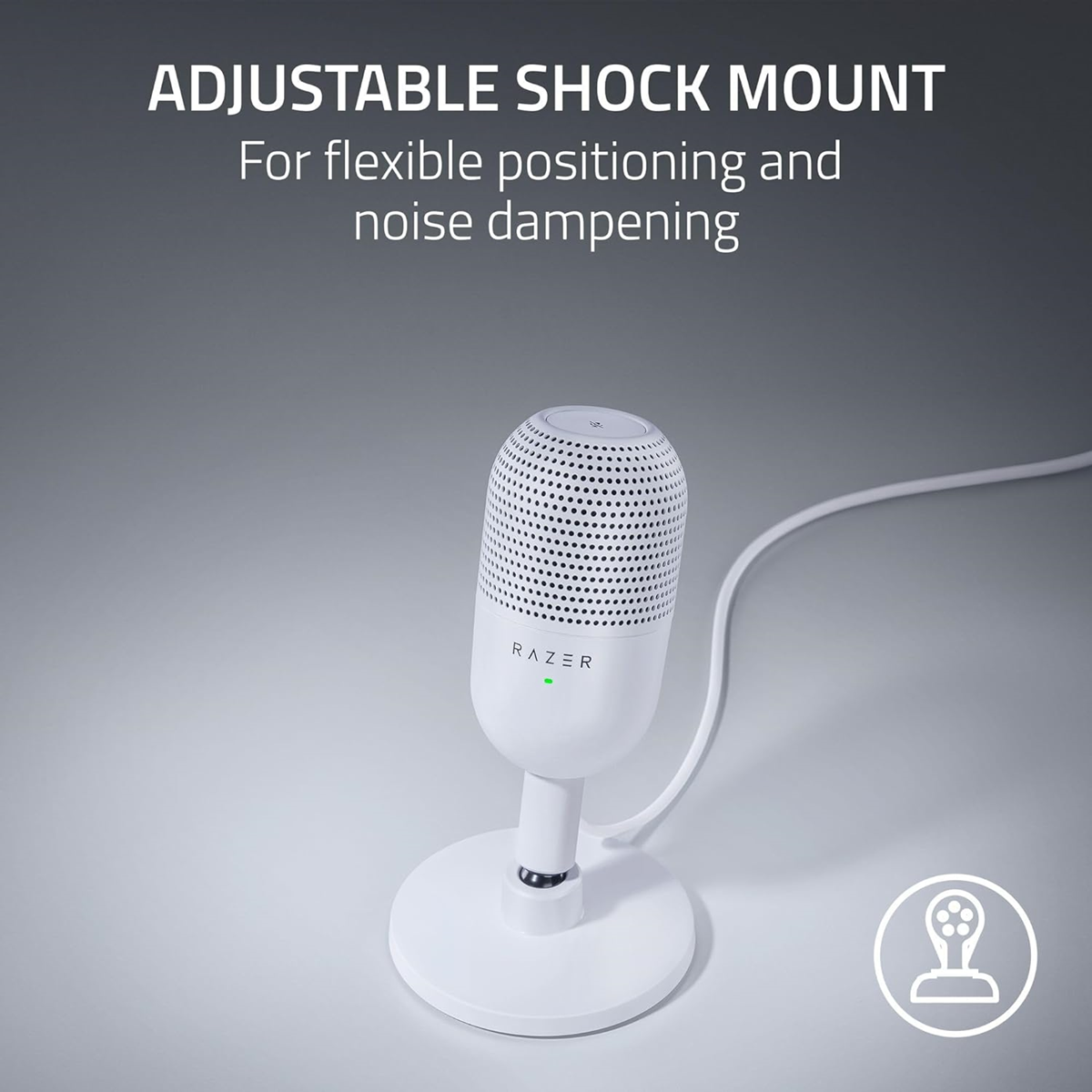 Razer Seiren V3 Mini Ultra-Compact USB Microphone White