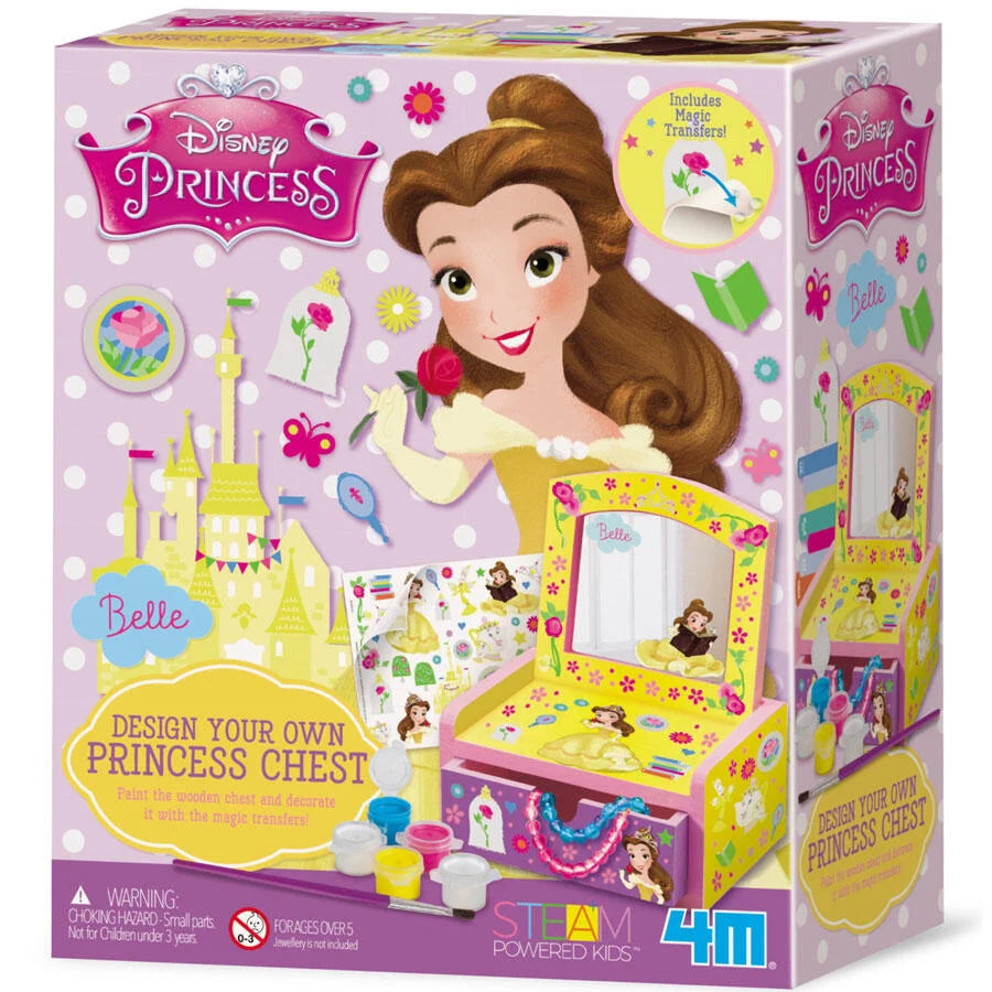 4M DISNEY DESIGN YOUR OWN PRINCESS CHEST BELLE