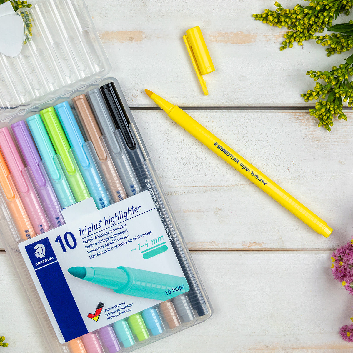 STAEDTLER HIGHLIGHTER TRI TEXTSURF 10PCS