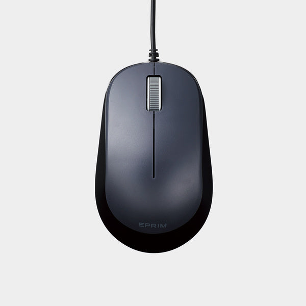 Elecom 3 Buttons BlueLED Wired Mouse Black