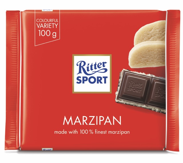 Ritter Sport Marzipan Dark Chocolate 100g
