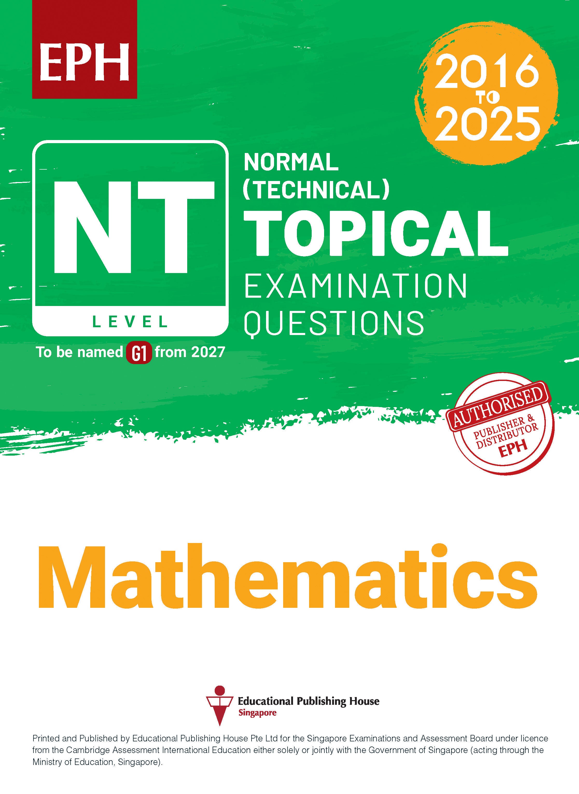 NT Mathematics Examination Q&A 16-25 (Topical)
