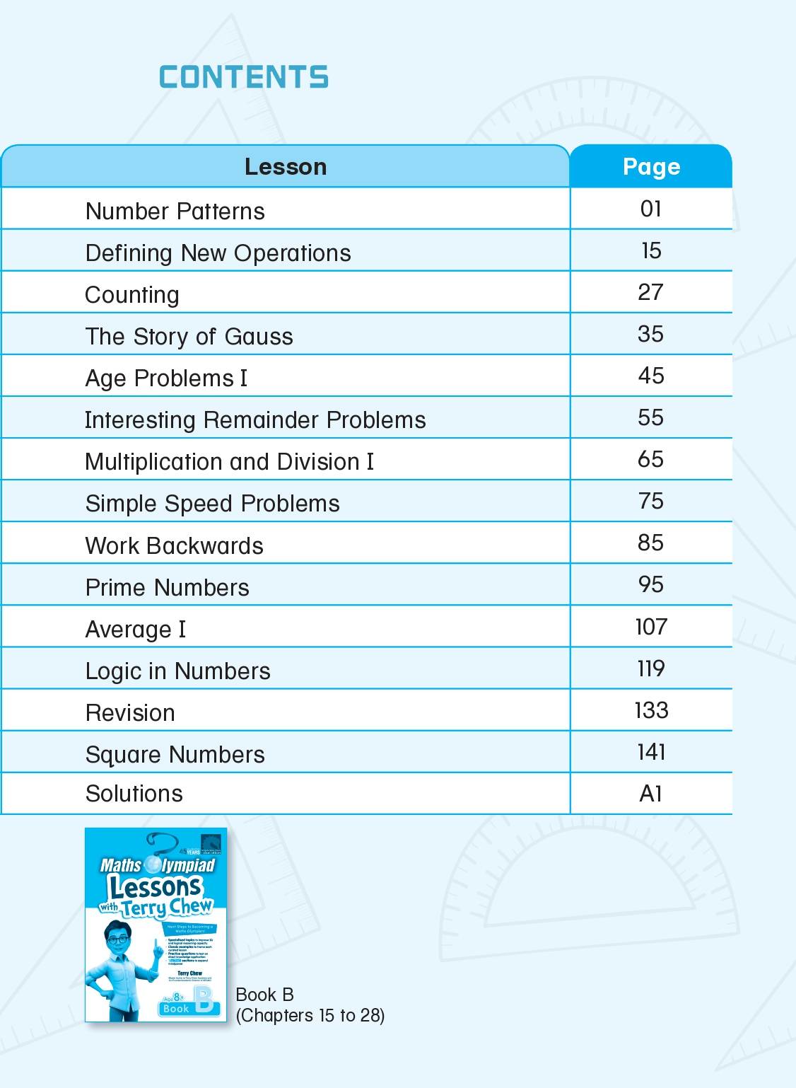 Maths Olympiad Lessons with Terry Chew Age 8+ (Book A)