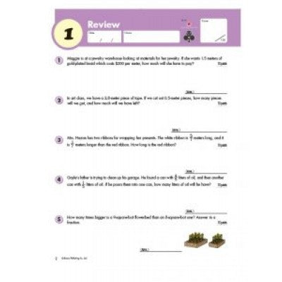 Kumon: Grade 6 Word Problems