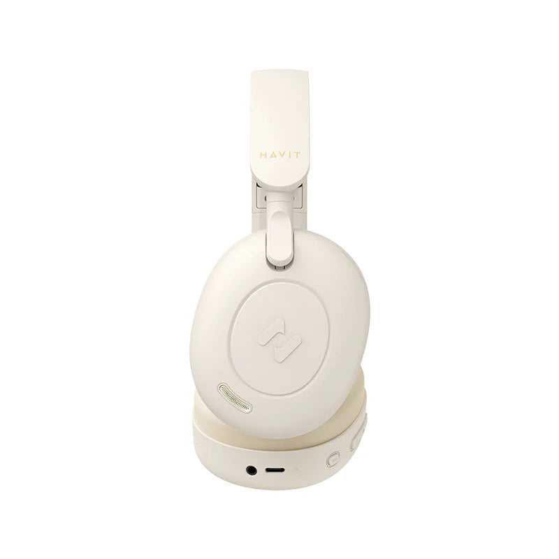 HAVIT H655BT Hybrid ANC Wireless Headphones Beige