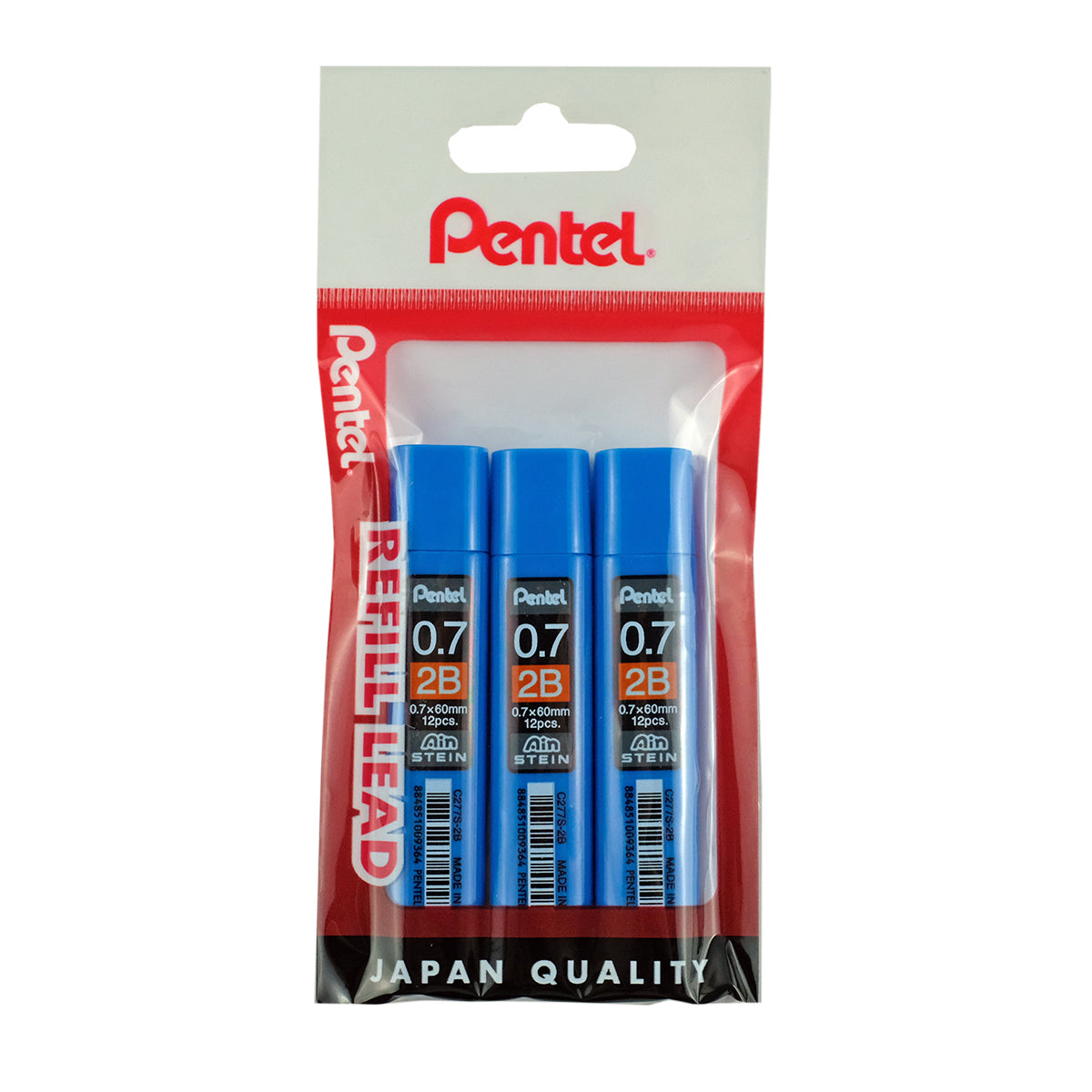PENTEL Ain Stein 12'S Lead 0.7Mm V-Pack