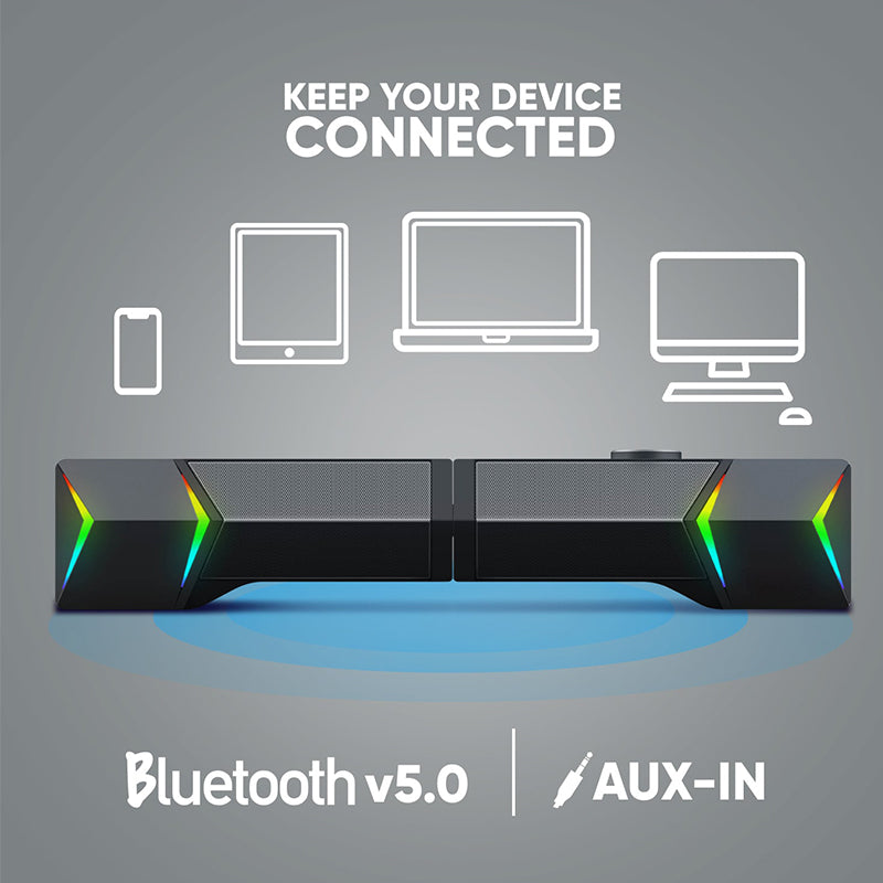 Armaggeddon X-Bar 2 RGB 2.0 Gaming Bluetooth Soundbar