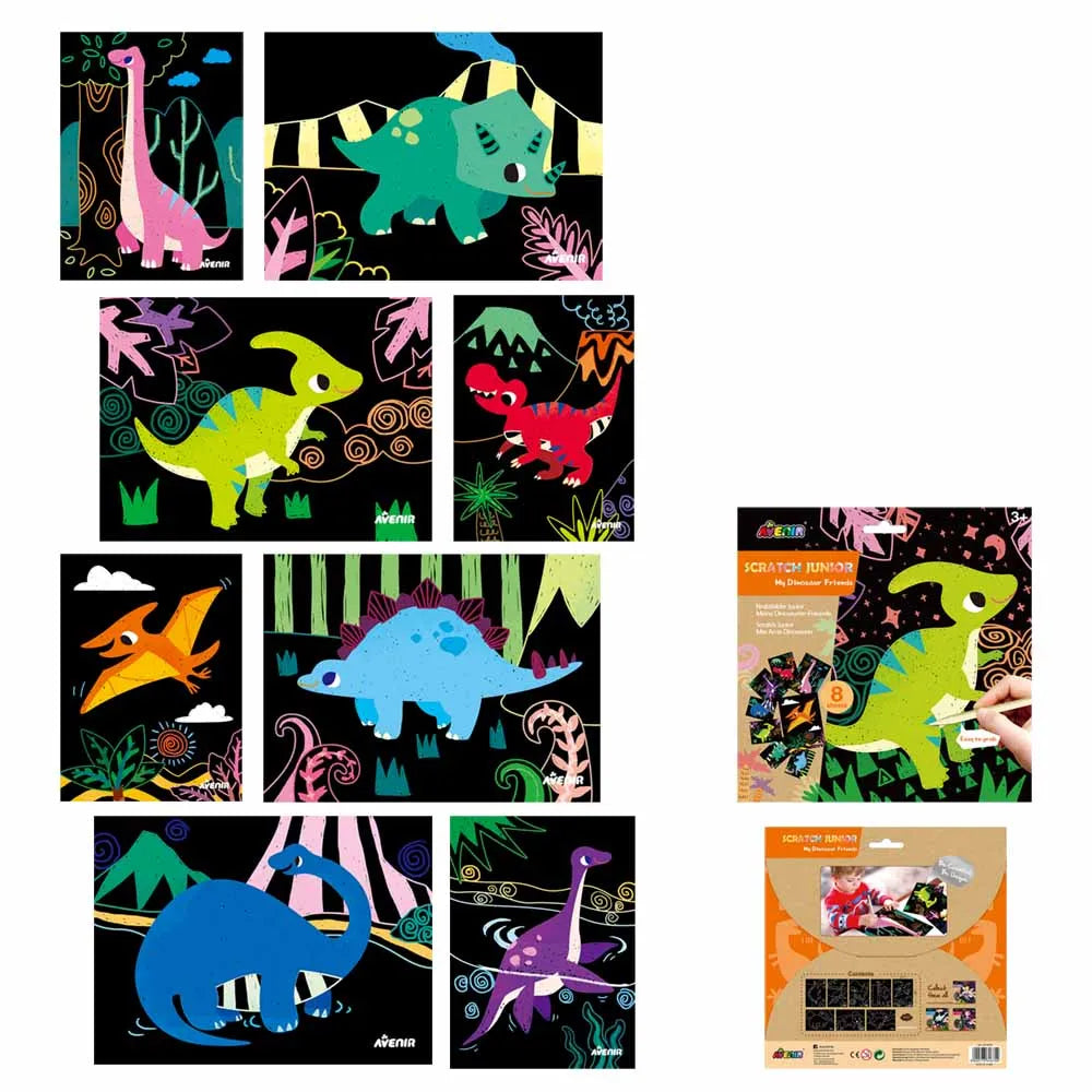 AVENIR  SCRATCH JUNIOR  MY DINO FRIENDS