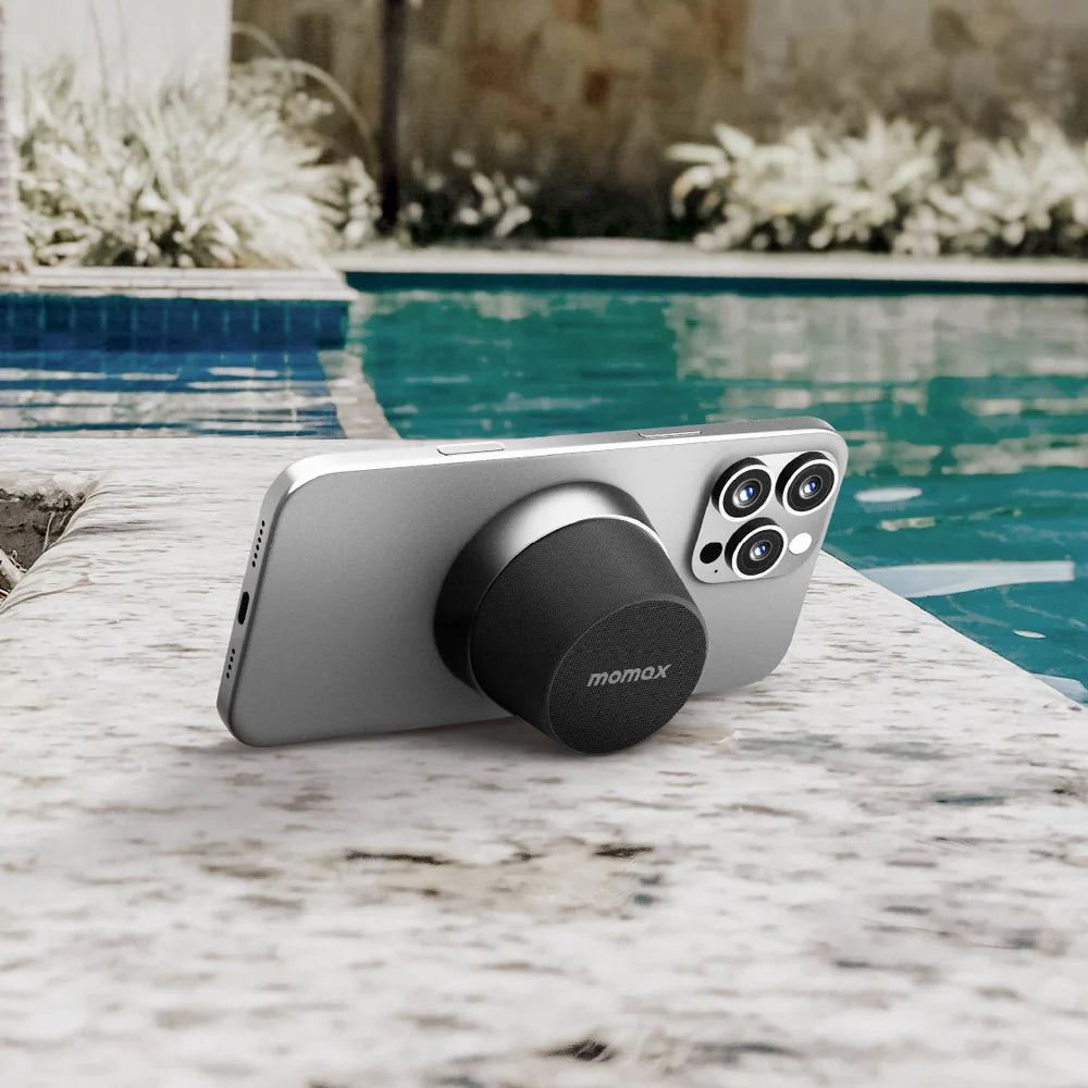 Momax 1-Vibe Go Magnetic Speaker Black