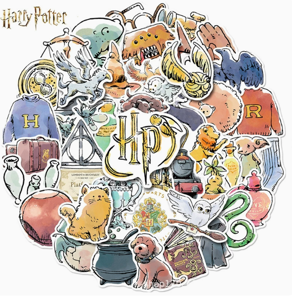 Harry Potter Sticker 50'S Set Adventure