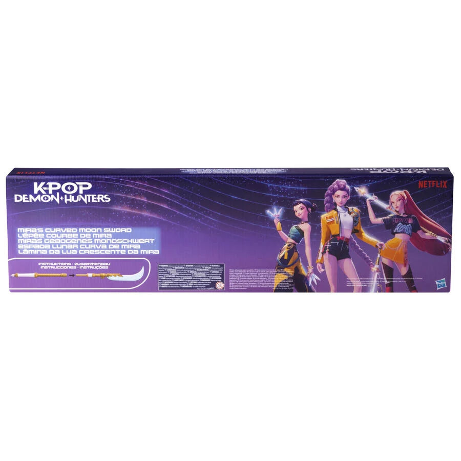 HASBRO NERF KPOP DEMON HUNTERS MIRA'S CURVED MOON SWORD