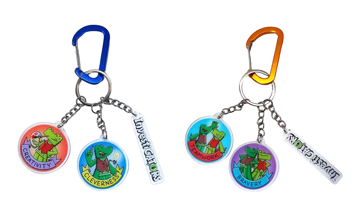 Carabiner Bag Charm (FOC) - random color
