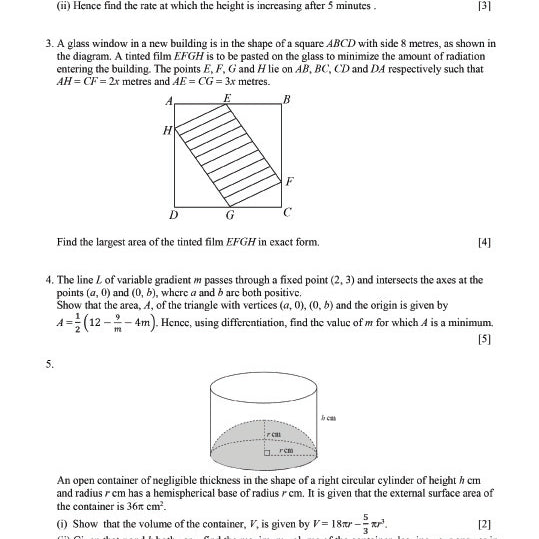 AL H1 Math:Exam Technique Thr Worked Sol